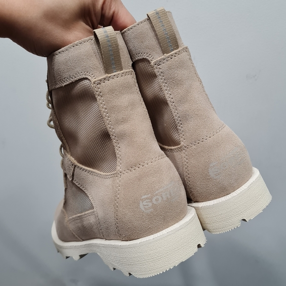 Sorel Women'S Caribou™ OTM Bootie Ancient Fossil Chalk US 9 - Picture 11 of 16